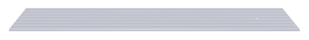 492A36 8" Aluminum Commercial Saddle Threshold - 36-1/2" Length