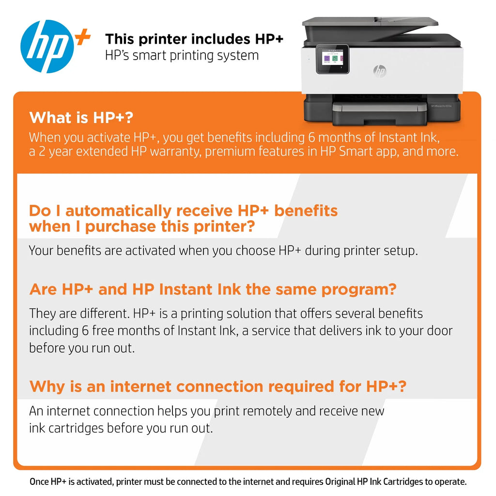 OfficeJet Pro 9018e All-in-One Wireless Color Inkjet Printer