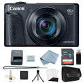 Canon Powershot SX740  4K Video Digital Camera Black + Basic Bundle
