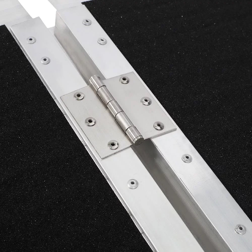 Ktaxon Portable Aluminum Non-skid Multifold Wheelchair Ramp Mobility Scooter Carrier 3FT 36" x 28"