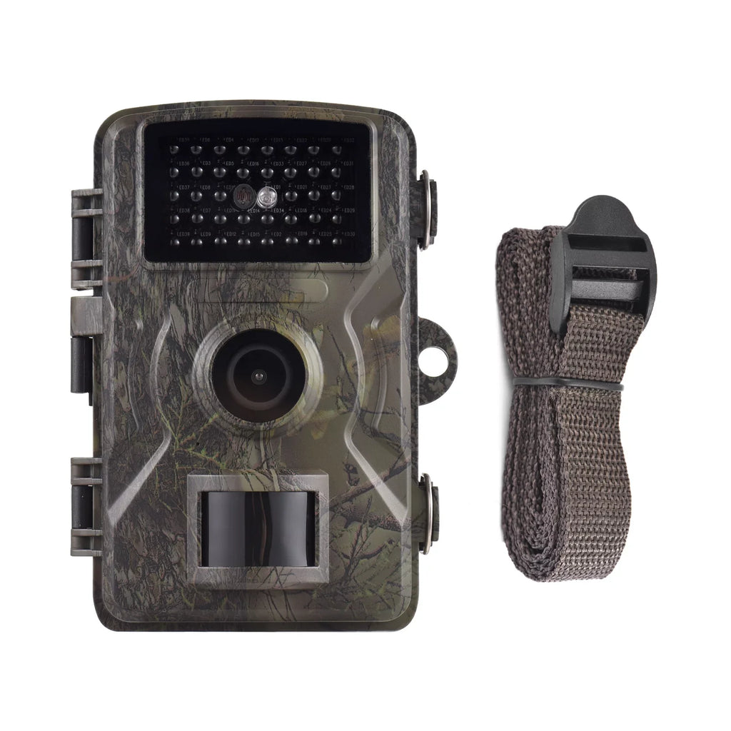 16MP 1080P Wildlife Trail Camera with 2.0 Inch  Color Screen - Features 0.8s Trigger Time, Infrared Night Vision, Motion Activation, and IP66 Waterproof Rating