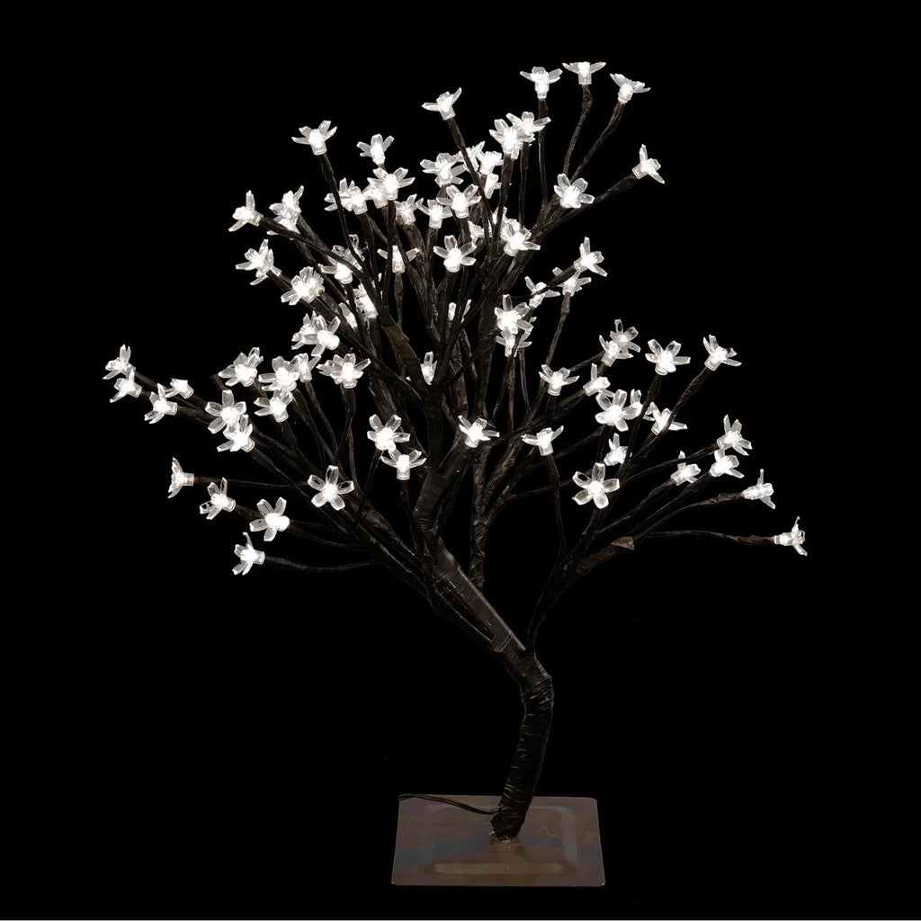 Hi-Line Gift Ltd Floral Lights  Bonsai Tree, 208-Inch, Pink
