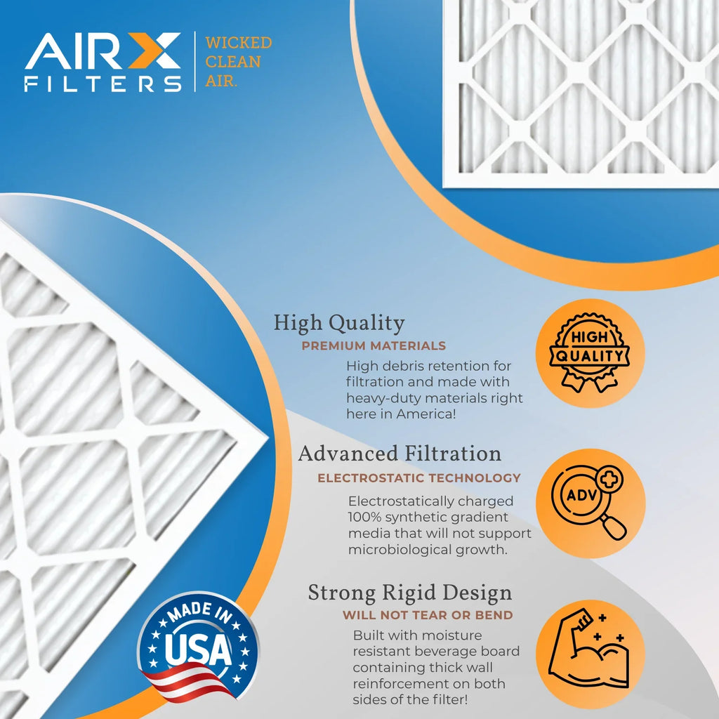 12x12x1 Air Filter  11 Comparable to  1000,  1200 &  7 Electrostatic Pleated Air Conditioner Filter 6 Pack  Premium  Made 12x12x1 Furnace Filters by     .