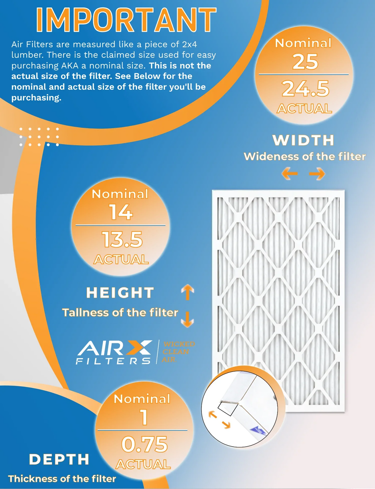 14x25x1 Air Filter  13 Rating, 12 Pack of Furnace Filters Comparable to  1500 - 2200 &  9 - Made in  by     .