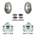 Transit Auto Rear Disc Brake Caliper Coated Rotors And Semi-Metallic Pads Kit For 2012 Ram C/V With Single Piston Front From 03 24 12 -100135P